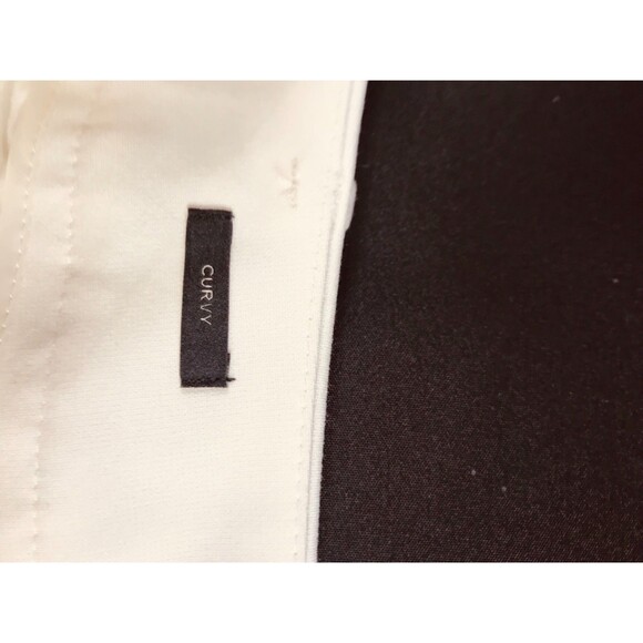 Talbots Petites White Curvy Trouser Wide Leg Flare Dress Pants Size 14 Petite - Picture 11 of 15